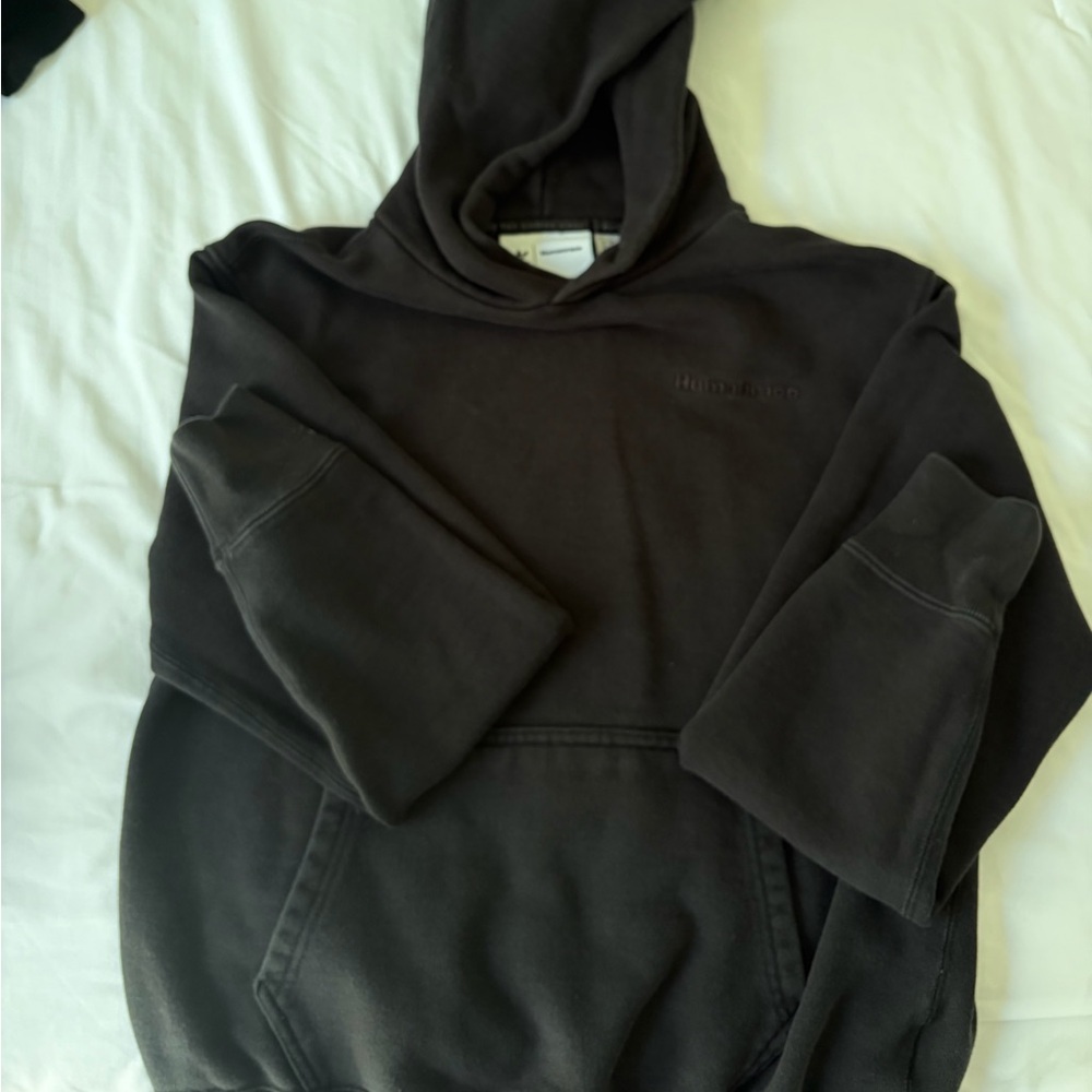 adidas black thick Hoodie